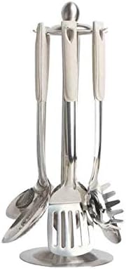 6 Pieces Stainless Steel Pot Shovel Kitchenware Set Colander Spatula Porridge Spoon Household Kitchen