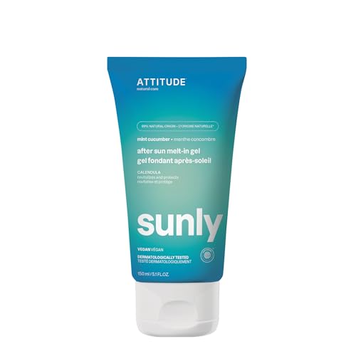 ATTITUDE After Sun Melt-In Gel, EWG Verified, Dermatologically Te...
