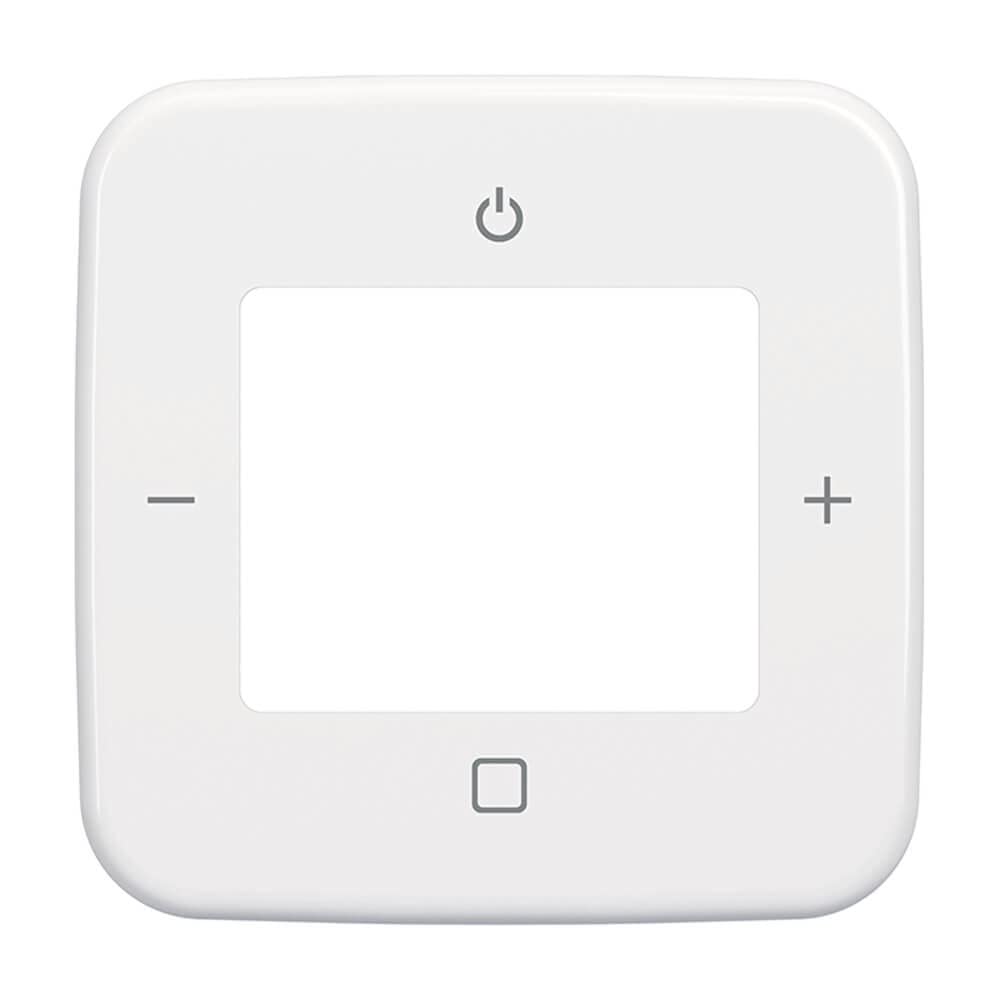 Busch-Jaeger UP-Radio-Set: 8215 U-101 Busch-Radio DAB+ + 8252-214-101 Zentralscheibe für Busch-Radio DAB+ + 8223 U Lautsprecher-Einsatz + 8253-214 Zentralscheibe Lautsprecher, Alpinweiß Reflex SI