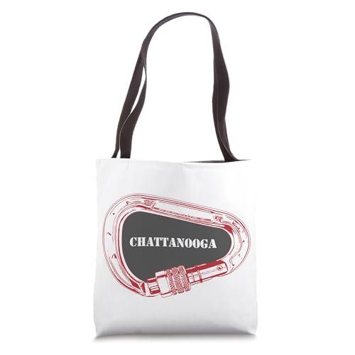 Chattanooga Tennessee Rock Climbing Carabiner Tote Bag