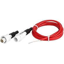 TEN-HIGH Laser Engraver Power Supply High Voltage Cable, 2 Meters High Voltage Wire with 1Pair Protect Connector head for CO2 Laser Power Supply Laser Tube Engraving Accessor