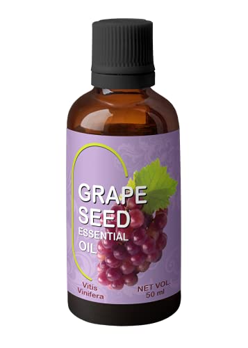 Image of Heilen Biopharm Grapeseed Essential Oil Natural and Nourishing for Healthy Skin and Hair - 50 mL I Pack of 1