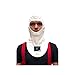 SafeGuardian Firefighter Hood Balaclava - Flame Resistant, Welding, Thermal Protection, Neck Gaiter Covering Face Mask Lightweight Safety Gear for Firefighting Beige/White