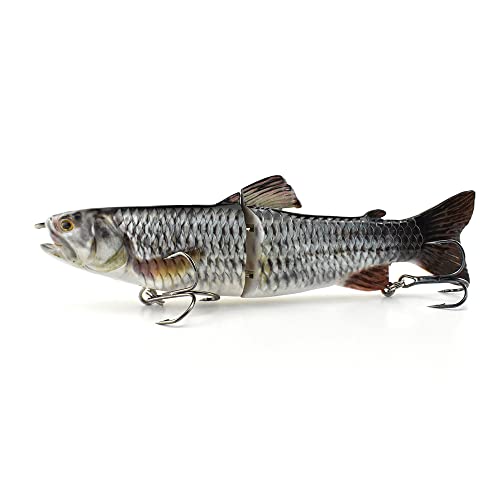 ODS Trout Lifelike Glide Bait Large Plug Artificial Lure for fishing Bass Perch Pike Largemouth (Color B)