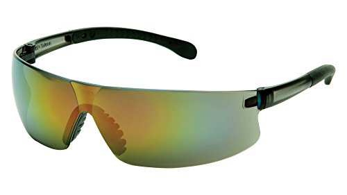 Pyramex S7255S Provoq Safety Eyewear Multi-Color Mirror Lens Black Temples