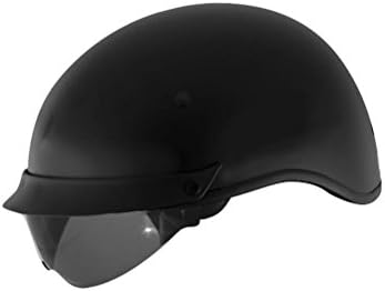 Cyber Helmets U-72 Solid Half Helmet with Shield