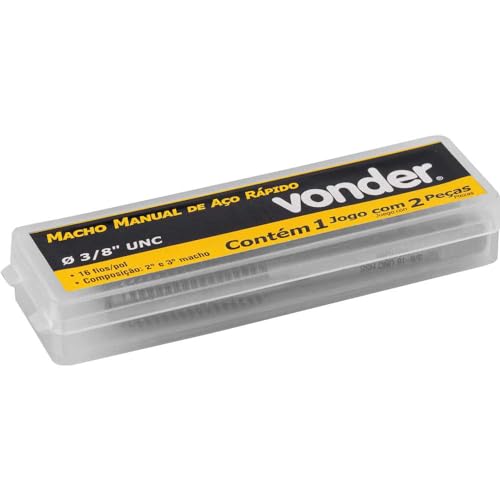Macho Manual de Aço Rápido 3/8