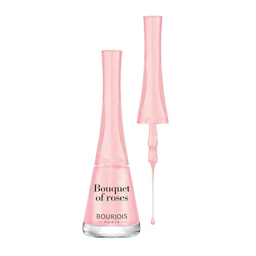 Bourjois Smalto Unghie 1 Seconde, ad Asciugatura Rapida, Effetto Manicure Professionale a Lunga Durata, 9 ml, 13 Bouquet of Roses