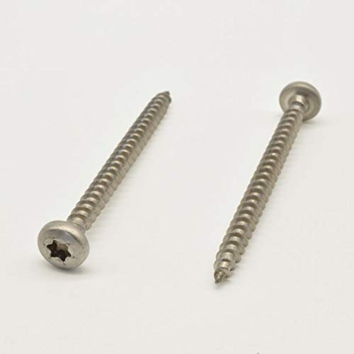 Viti DIN 7996 A Cupola Viti Per Legno Testa Rotonda Pozi – Acciaio Inox A2, Per Chipboard Viti Din 7996 Per Falegnameria Fai Da Te - Foto 2