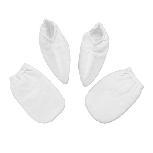 SUPVOX Guantes para pies de cera de parafina