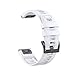 Produktbild Zweifarbiges Silikonarmband passend for Garmin Fenix E 8 7X 7 6 6X/Epix Pro Gen 2/Tactix Uhrenarmband(White,26mm-Fenix 8 51mm)