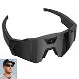 GXZL POV Glasses 4K Baseball Glasses with Camera Smart Camera Glasse for Men Women Sunglasses with Cameras and Audio Video Recording Glasse and WiFi Action Sports for Cycling Hiking