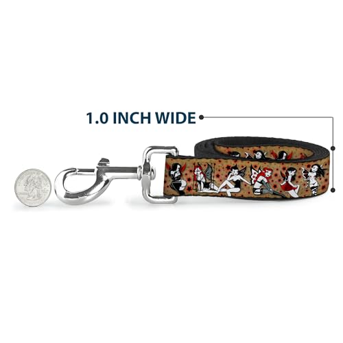 Laisse pour chien抗 traction Buckle-Down pour grands chiens de 1,8 m - 6