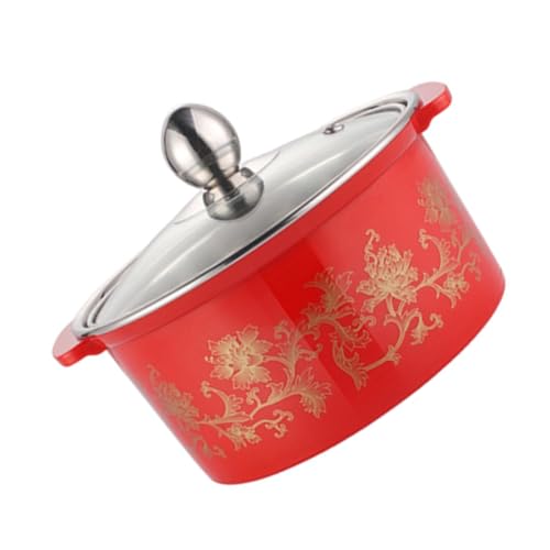 Ciieeo Thicken Pot Anti-scald Feature Stainless Steel Hot Pot Multi-functional Kitchen Cooking Tool