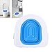 Wisoqu Cat Toilet Training Kit, Reusable Plastic Trainer, Pet Toilet Training System, Train Your Pet to Use The Toilet, Cat Toilet Training Seat Tool, Easy to Disassemble and Clean