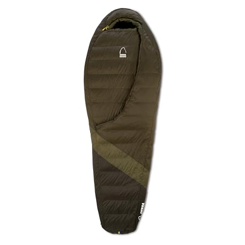 Image of Sierra Designs Cloud 20 Degree DriDown Sleeping Bag Ultralight Zipperless Down Sleeping Bag for Backpacking and Camping