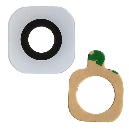 jbTec Kameraglas Ersatz mit Kleber kompatibel mit Samsung Galaxy S6 - Kamera Glas Camera Linse Glass Lens Weiß