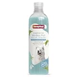 BEAPHAR - Shampoo Für Weißes Fell - Unterstützt Die Natürliche Fellfarbe - Hautfreundlich - Mit Grünem Tee Und Aloe Vera - Ph-Neutral - 0% Parabene, Silikone - Frischer Duft - Vegan - 250 ml