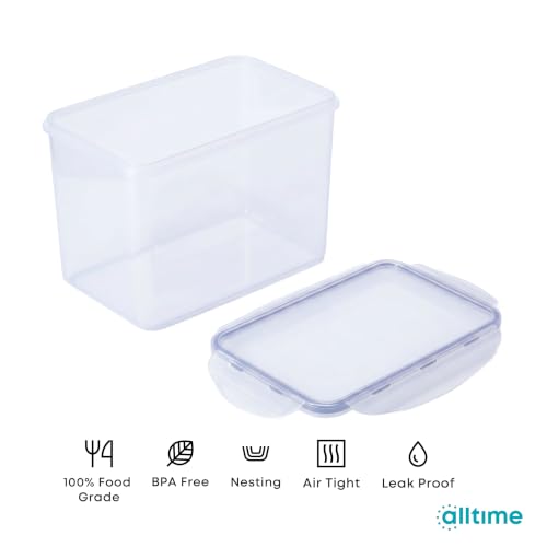 Image of All Time Plastics Lock and Safe Container, 2.5 Litre, Red