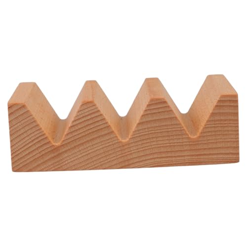 Cabilock Wood Sushi Tacos Holder Sushi Hand Roll Holder Japanese 3-Grid Taco and Sushi Serving Tray Sashimi Sushi Taco Holder Sushi Serving Board Taco Display Stand for Home and Restaurant Use