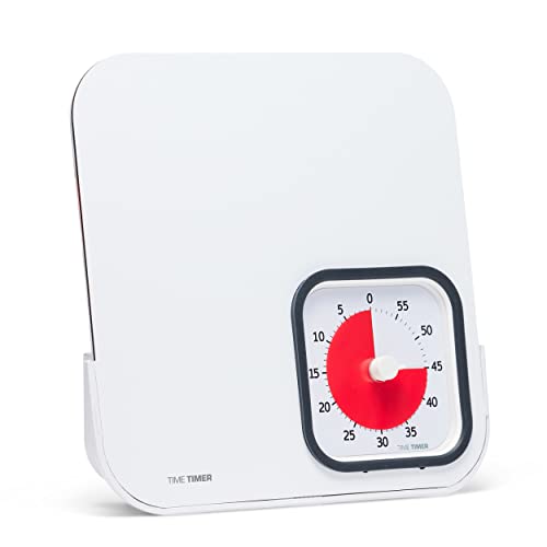 FACILE DA USARE: il conto alla rovescia non fornisce un forte ticchettio e una lavagna cancellabile a secco per tenere traccia di un compito, attività scolastica o routine di esercizi tra intervalli di tempo. Il Time Timer MOD è ideale per l'aula, l'ufficio e la palestra.