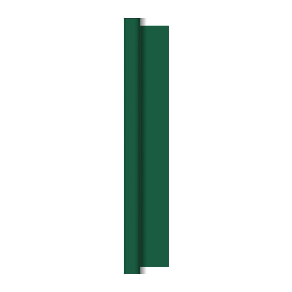 Nappe de Table Rectangulaire Vert Chasseur Dunicel 1,18x40m pour Grands Événements