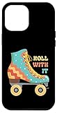 Photo Gallery custodia per iphone 13 pro max roll with it roller skating retro skater vintage skate citazione Photo Gallery custodia per iphone 13 pro max roll with it roller skating retro skater vintage skate citazione