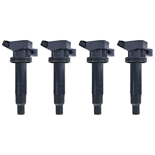 IRONTEK Set Of 4 Ignition Coil Pack Direct Replacement For Toyota Corola 99-08 /Matrix Celica MR2 Spyder For Chevy Prizm 99-02 For Pontiac Vibe 03-08 1.8L L4 Compatible With C1249 UF247 4503
