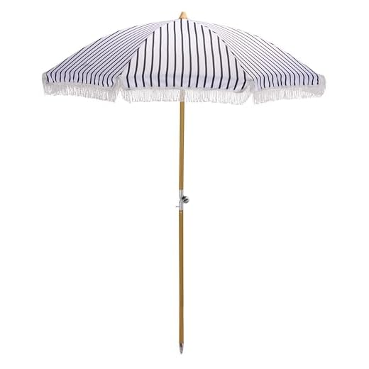 SAFAVIEH Outdoor Bella Beach Umbrella