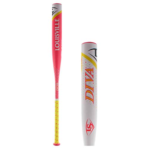 Louisville Slugger 2018 Diva -11.5 Fast Pitch Bat, 27"/15.5 oz