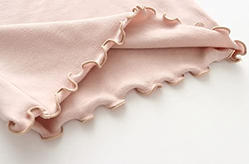 Toddler Girls Long Sleeve Cotton Tee Shirts Ruffle Lace Mock Turtleneck Basic Blouse Outfit Tops3