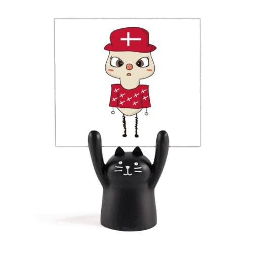 Porte-Mémo Chat Noir Danemark Copenhague pour Finir avec le Désordre de Bureau