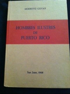 Hardcover Hombres Ilustres De Puerto Rico Book