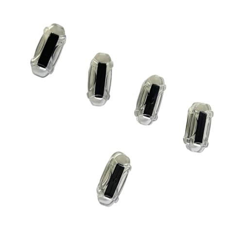 CAZSTYK Raqueta de tenis universal reductora de vibraciones, diseño de doble capa que reduce las vibraciones de la mano, aumenta el control, amortiguadores de vibraciones transparentes de doble capa