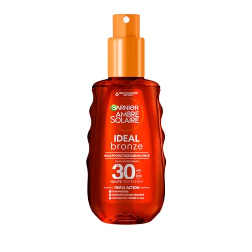 Huile Solaire Corps Spf 30 Sublimatrice Protège Et Nourrit Ideal Ambre Solaire Garnier Le Flacon De 150ml - vue 2
