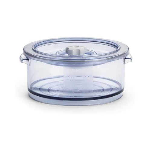 Magic Vac, Contenitore Sottovuoto per Alimenti Executive, con Coperchio e Manici, per Conservazione, Cottura Sottovuoto e Marinatura, Lavabile in Lavastoviglie, Capacità 1.5 L, BPA-Free, Made in Italy