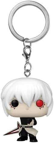 Funko Pop! Keychain: Tokyo Ghoul: Re - Ken Kaneki - (final Battle) Novelty Keyring - Collectable Mini Figure - Stocking Filler - Gift Idea - Official Merchandise - Anime Fans - Backpack Decor