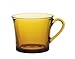 Duralex Versalille Juego de 6 Tazas Versailles de 18 cl, Cristal, Amarillo