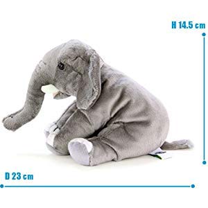 Amazon.co.jp: カロラータ アフリカゾウ ぬいぐるみ (おすわりシリーズ
