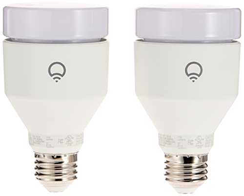 LIFX Color, A19 1100 lumens, Wi-Fi Smart LED Light Bulb, Billions of Colors and Whites, No bridge required, Works with Alexa, Hey Google, HomeKit and Siri, Multicolor LIFX Color, A19 1100 lumens, Wi-Fi Smart LED Light Bulb, Billions of Colors and Whites, No bridge required, Works with Alexa, Hey Google, HomeKit and Siri, Multicolor