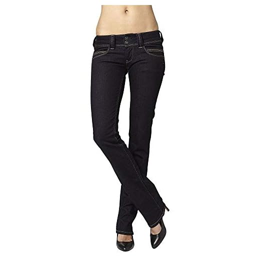 Pepe Jeans Damen New Brooke Jeans, Schwarz, 24W / 32L