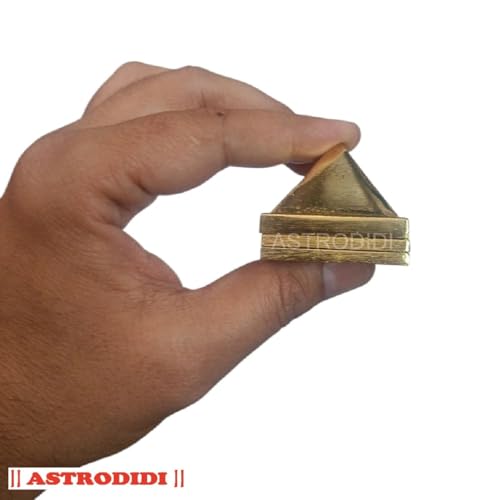 ASTRODIDI Mix Metal Three Layer 3 Stage Multi Layer Vastu Pyramid (Golden Color)