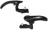 Garage-Pro Interior Door Handle SET, Compatible with 1997-2002 Ford Expedition, Fits 1997-1998 Ford F-150, F-250, Textured Black, Alloy Steel, Direct Fit Replacement