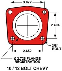 Wilwood Brake System, Dynapro, Rear, 4 Piston Caliper, 11.000 in Drilled/Slotted Iron Rotor, Aluminum, Red Powder Coat, GM 12-Bolt, Kit