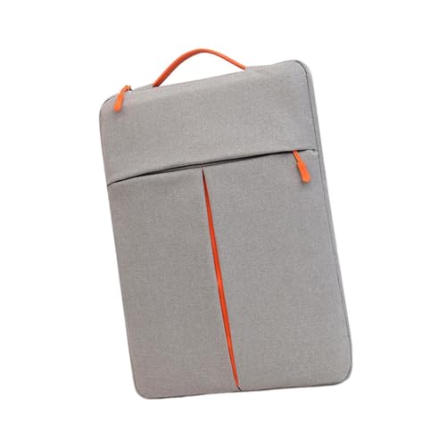 Housse pour ordinateur portable en tissu Oxford gris avec poignée confortable