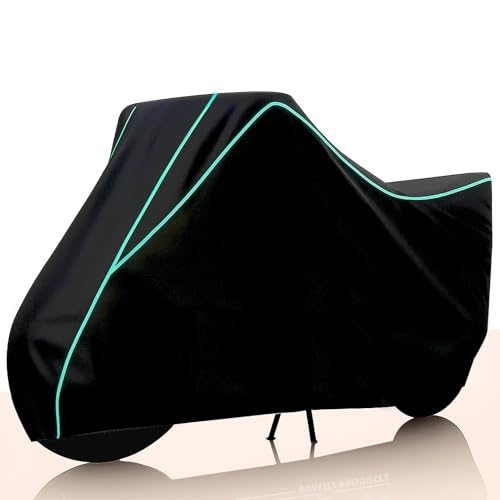 bike cover naw (Black & Aqua Piping, Splendor Plus)