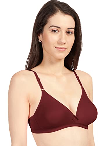 Image of SONARI Omania Womens Non-Padded Cotton Polyester Bras - Solid, Non-Wired, Medium Coverage, Hand Washable (Pack of 2)