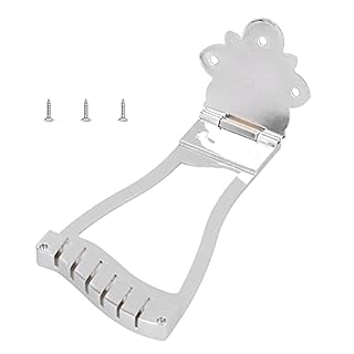 Cordiers de guitare, remplacement de cordier à pont ouvert en métal pour instrument de musique pour jazz(Argent) - Les Beatles, Paul McCartney, John Lennon, RIngo Starr, George Harrison Cordiers de guitare, remplacement de cordier à pont ouvert en métal pour instrument de musique pour jazz(Argent) – Image 6