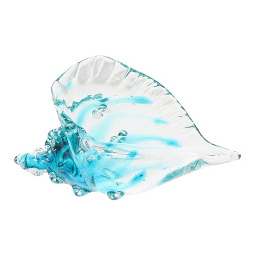 Décoration de conque en verre UKCOCO idée cadeau ornement de table - 2
