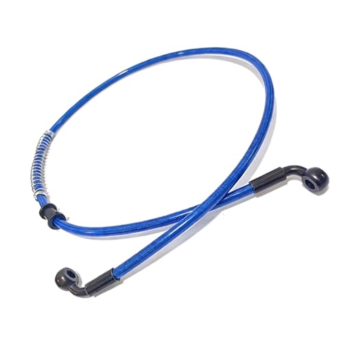 Tubo aceite trenzado de 380cm con conexiones M8 de 90 grados para moto